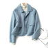 Fashion Pure Color Woolen Coat Women Short - ROUTINE FASHION