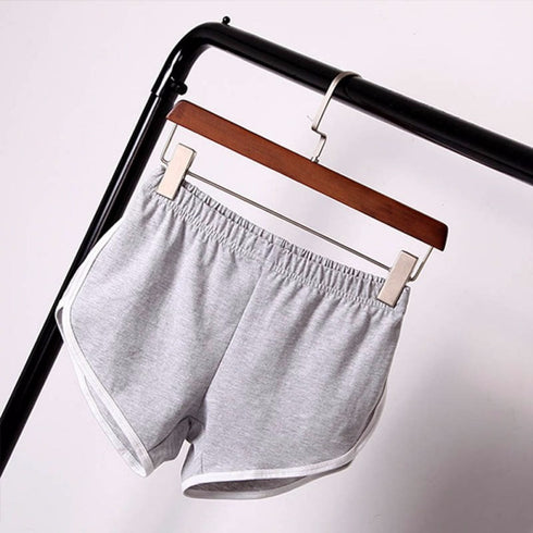 New Summer Shorts Women Casual Shorts Workout Waistband Skinny Short - ROUTINE FASHION