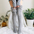 Winter Socks Over The Knee Lengthened Long Tube Knitted Pile Socks - ROUTINE FASHION