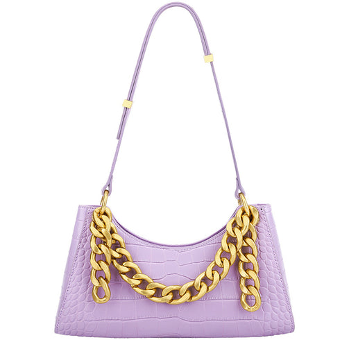 Chain leather shoulder bag - ROUTINE FASHION