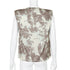 Tie-dyed shoulder pads casual T-shirt vest women - ROUTINE FASHION