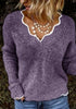 V-neck knitted jumper - ROUTINE FASHION