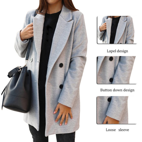 Winter Long Woolen Coats - ROUTINE FASHION