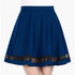 High waist pleated skirt A-line skirt - ROUTINE FASHION