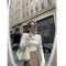 White Waistcoat Women's Outer Wear Short Round Neck Pullover - ROUTINE FASHION