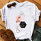 Landscape Print Short-sleeved T-shirt Top Women Summer - ROUTINE FASHION