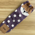 Cute cartoon polka dot puppy in tube socks women socks cotton socks - ROUTINE FASHION