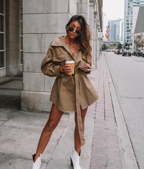 Vintage casual ladies dresses - ROUTINE FASHION