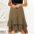 Spotted pleated wavy skirt - ROUTINE FASHION