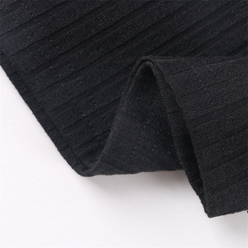 Long Skirt Deep V-neck Long-sleeved Knitted Jumper - ROUTINE FASHION