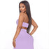 Ladies strapless breast wrap skirt suit - ROUTINE FASHION
