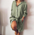 2022 Loose Mid Length Shirts Women Dress Cover-ups Tunics For Mini Dress - ROUTINE FASHION