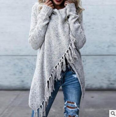 Women's shawl sweater knitted cardigan - ROUTINE FASHION
