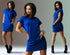 Summer Fashion Women Clothing Casual Short Sleeve O-Neck Black Blue Dresses Slim Pocket Bodycon T Shirt Dress - ROUTINE FASHION
