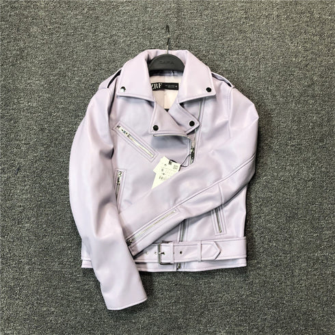 Women's leather jacket - ROUTINE FASHION