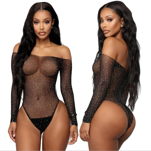 Hot drilling bodysuit - ROUTINE FASHION
