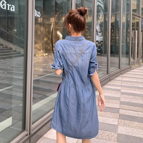 denim dress - ROUTINE FASHION
