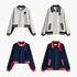 Woolen Coat Women Loose Short American Zipper Baseball Jacket - ROUTINE FASHION