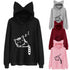 Female Women Casual Hoodies Sweatshirt Long Sleeve Hoody Cute Ears Printed Hoodies Tracksuit outerwear Sweatshirt - ROUTINE FASHION