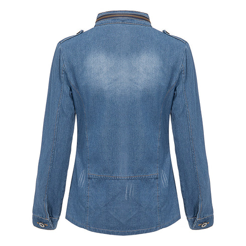 Women Denim Jacket - ROUTINE FASHION