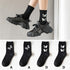 Black socks women luminous butterfly tube socks - ROUTINE FASHION