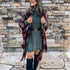 Tassel knitwear cape coat - ROUTINE FASHION