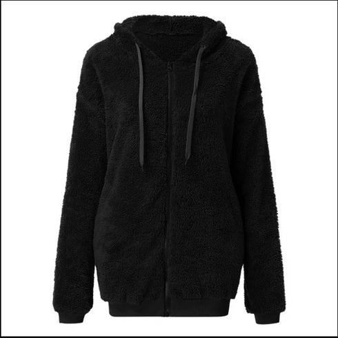 Women's Long Sleeve Sweatshirt Fleece Jacket - ROUTINE FASHION