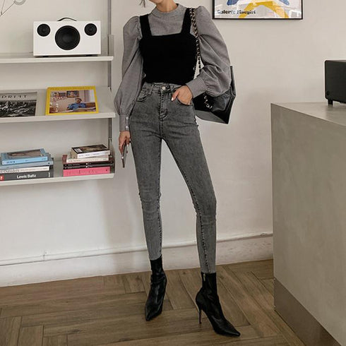 Fashion distressed white skinny jeans - ROUTINE FASHION