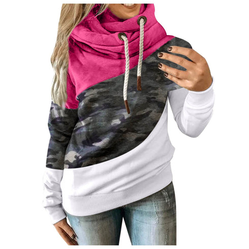 Hoodies Women Camouflage hoodie Sweatshirt - ROUTINE FASHION
