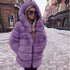 Women Luxury Winter Warm Fluffy Faux Fur Short Coat Jacket - ROUTINE FASHION
