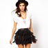 PU Leather Fringe Bag Hip Skirt Skirt - ROUTINE FASHION