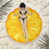 Fringed beach towel round bath towel beach towel - ROUTINE FASHION