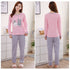Pink Pajamas Pyjamas Womens Night Suit Sleepwear Pyjamas - ROUTINE FASHION