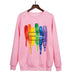 Love Wins Women Pride Lgbt Lesbian Rainbow Sweatshirt - ROUTINE FASHION