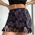 Double Stitching Lace Wrap Hip A-Line Skirt Female Bottoming Skirt - ROUTINE FASHION