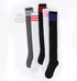 Ladies' Socks Spring and Autumn Stripes Three Bars College Wind Socks Japanese Over-the-Knee Socks Women - ROUTINE FASHION
