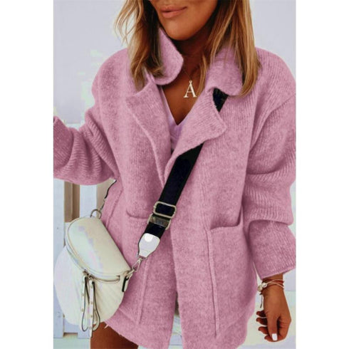 Women's knitted cardigan sweater coat - ROUTINE FASHION