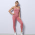 New Seamless Knitted Fitness Jumpsuit In Europe And America Sexy Sling High Elastic Tight Jumpsuit Yoga Suit For Women - ROUTINE FASHION