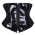 Sexy Short PU Leather Waist Clip Corset European and American Court Corset - ROUTINE FASHION