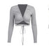 Strapless Crop Top T Shirt Women Sexy Slim-fit Short Coat - ROUTINE FASHION