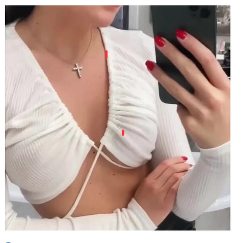 Strapless Crop Top T Shirt Women Sexy Slim-fit Short Coat - ROUTINE FASHION