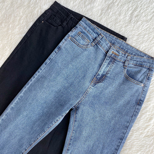 Women's High Waist Slim Slimming Stretch Jeans - ROUTINE FASHION