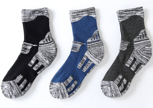 Mountaineering Socks Hiking Sports Socks Men And Women Short Tube Sweat Absorption - ROUTINE FASHION