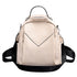 Fashion Simple and Versatile Soft Leather One-Shoulder Small Backpack - ROUTINE FASHION