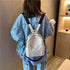 Fashion Simple and Versatile Soft Leather One-Shoulder Small Backpack - ROUTINE FASHION
