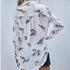 Tiger Pattern Printed Long-Sleeved Shirt Top Women - ROUTINE FASHION
