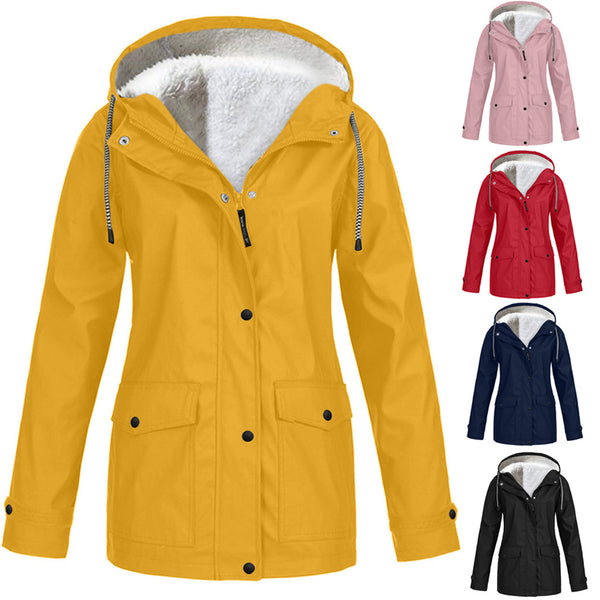 Fleece Jacket Outdoor Mountaineering Hooded Jacket - ROUTINE FASHION