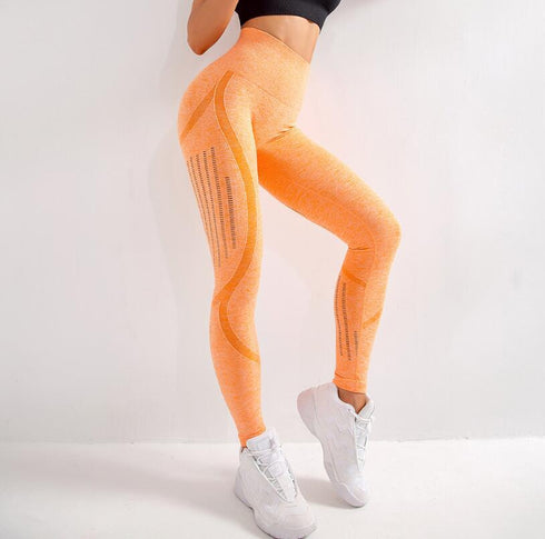 Training Sports Tights Women's High Waist Stretch Yoga Pants - ROUTINE FASHION