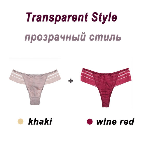 Underpants Seamless Thong Lady Ladies Lace Panties For Women Coffee - ROUTINE FASHION