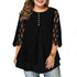 Plus Size Blouse Casual Women Tops Blouses Ruffled Shirts - ROUTINE FASHION